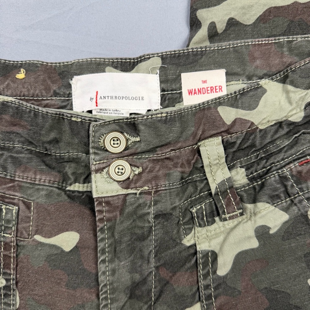 Anthropologie The Wanderer Camo Utility Pants Size 27 - Picture 3 of 11